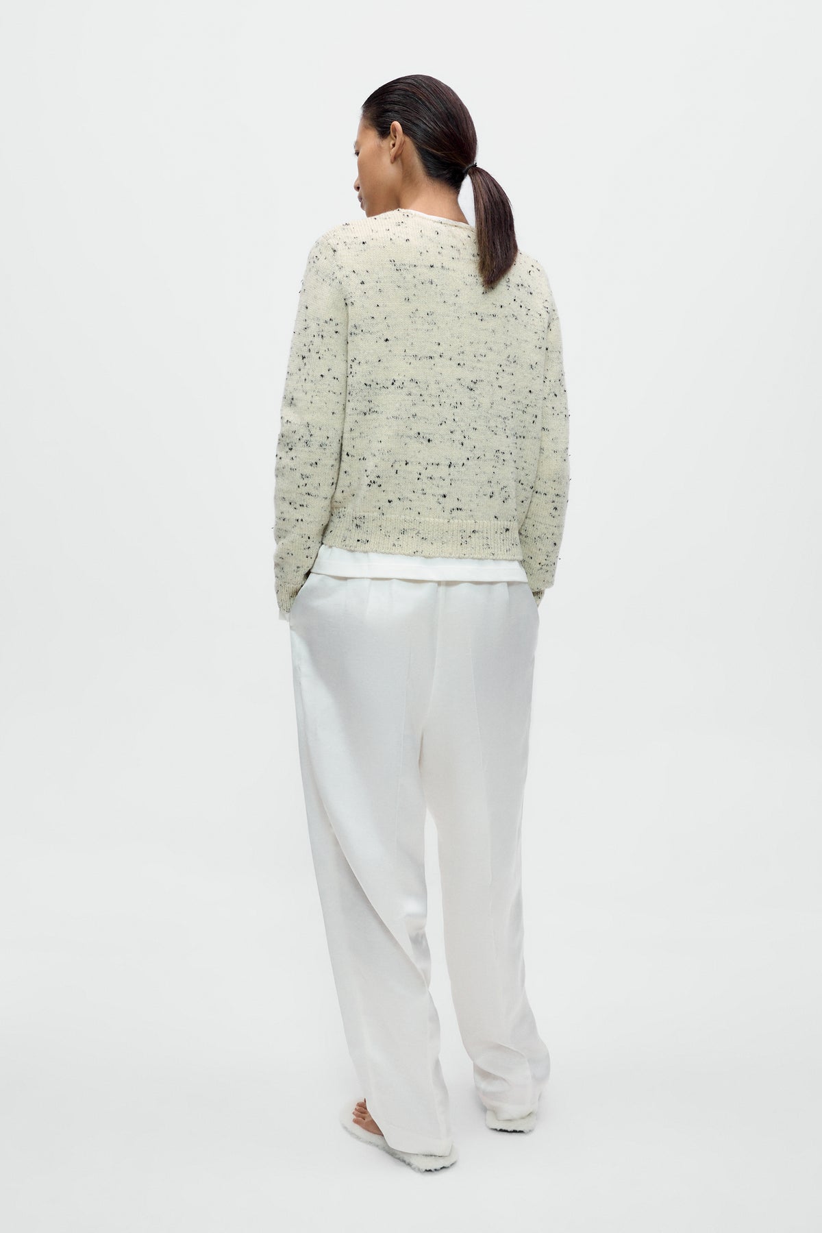 CÁRDIGAN JASPEADO LANA MERINO image 3