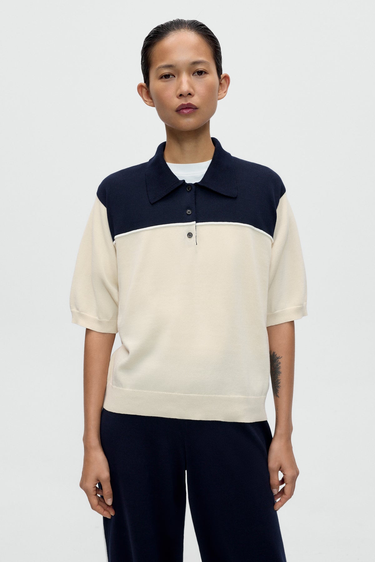 POLO COLORBLOCK ALGODÓN ORGÁNICO image 1