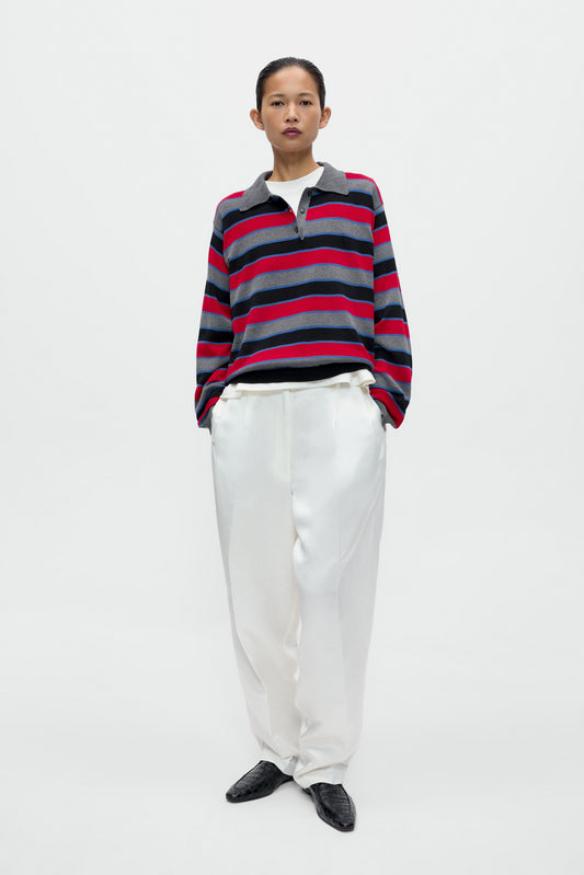 ORGANIC COTTON LONG-SLEEVE POLO