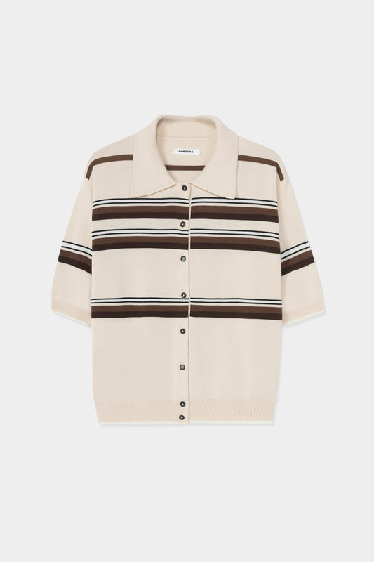 POLO DE RAYAS EN ALGODÓN ORGÁNICO