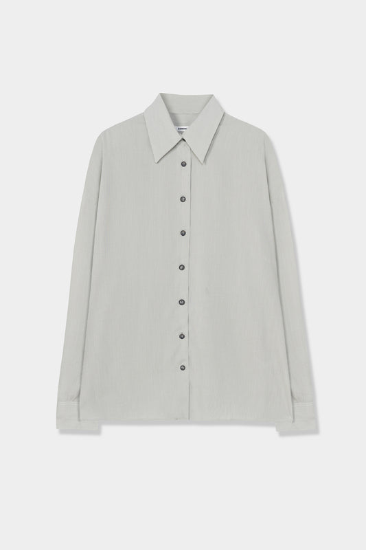 PINSTRIPED OVERSIZED SHIRT