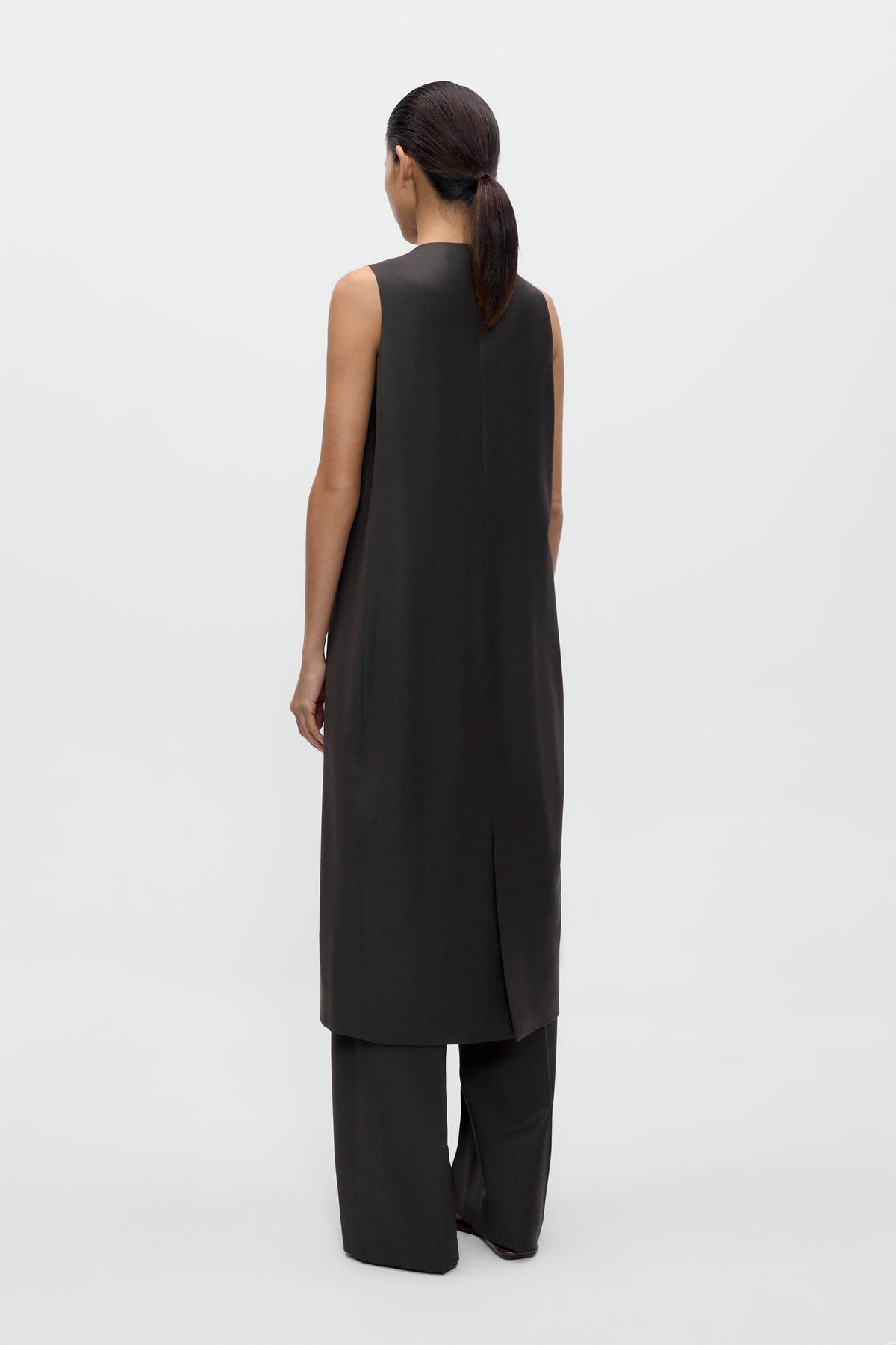 VESTIDO LARGO SASTRE BORDADO image 3