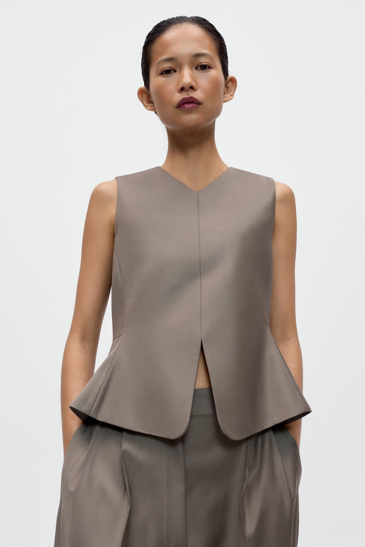 CHALECO SASTRE PEPLUM image 1