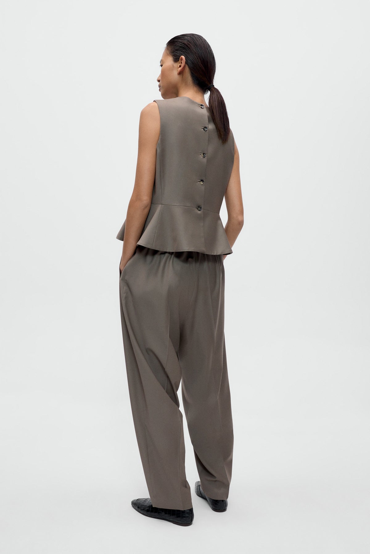 CHALECO SASTRE PEPLUM image 3
