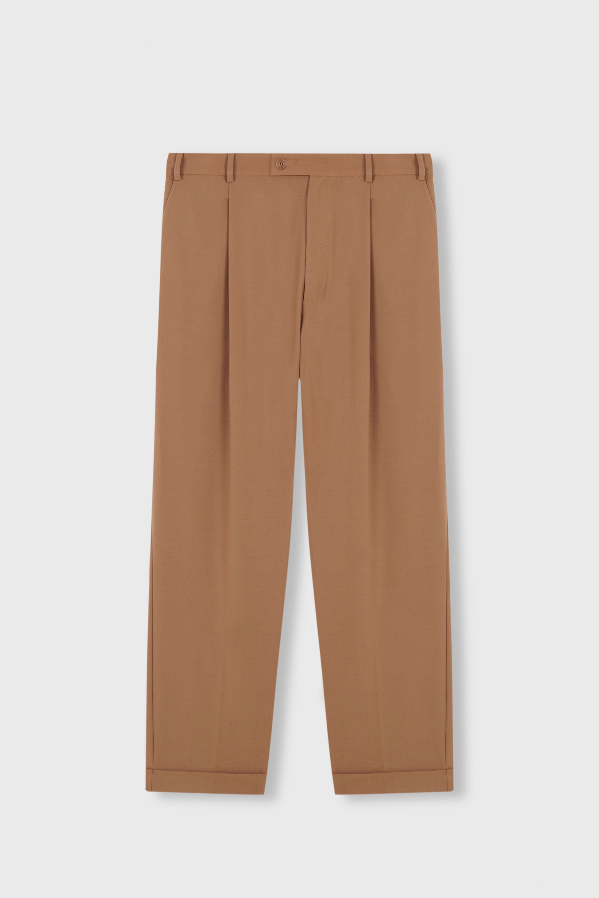 Coated Camel Color Skinny Pants For Women - Outdoor Trousers | Lovez Aqua