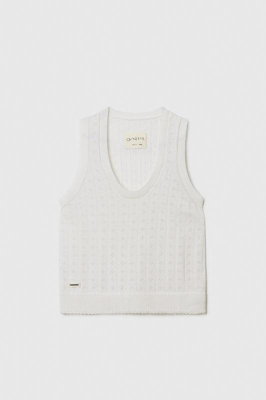 TANK TOP POINTELLE GARZA