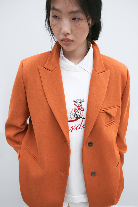 WOOL BLAZER CALABAZA