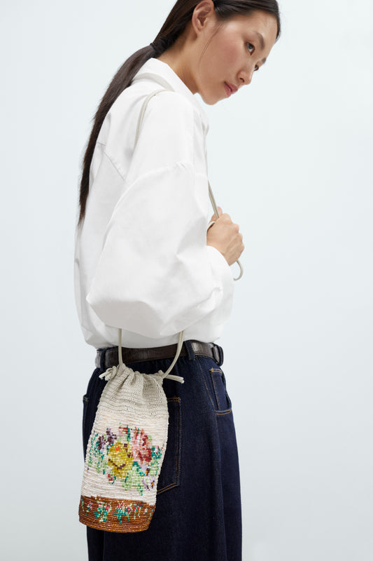 HANDMADE BEADED BAG CROCHET