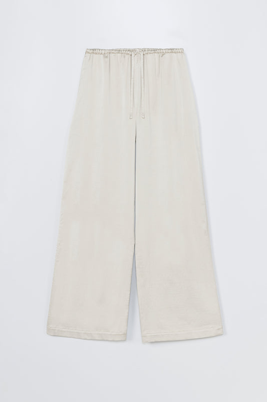 SATIN DRAWSTRING PANTS