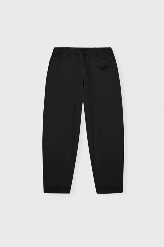 CURVED POCKET PANTS BLACK