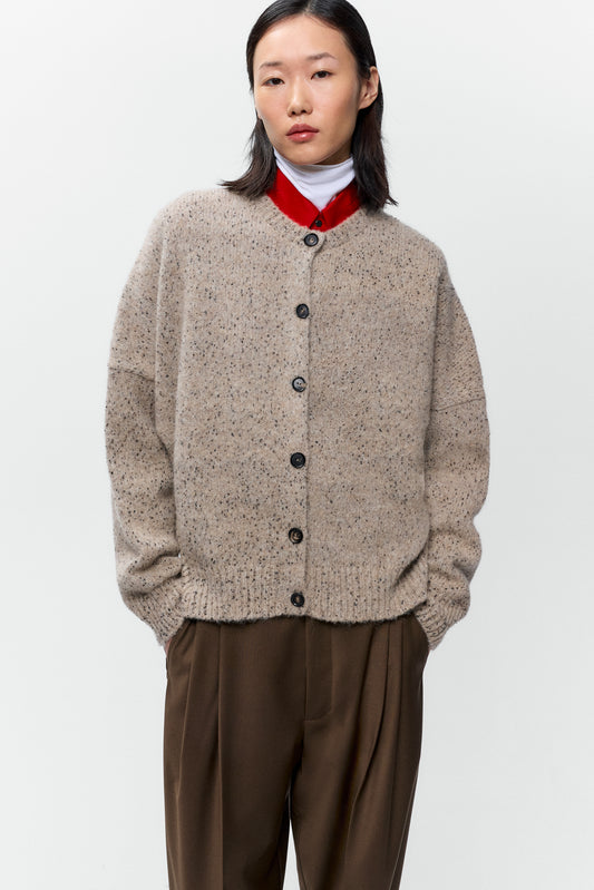 CÁRDIGAN OVERSIZE MOTEADO
