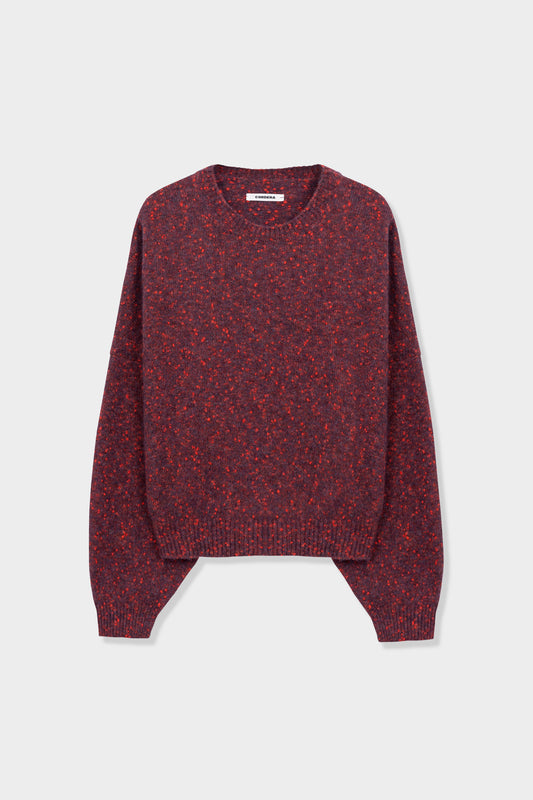 SPECKLED CREWNECK SWEATER