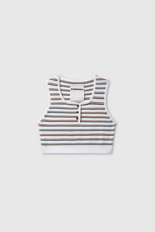 COTTON STRIPED TOP