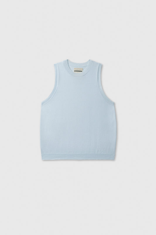 COTTON TANK TOP GLACIER