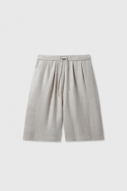 LINEN MAXI BERMUDA TOASTED