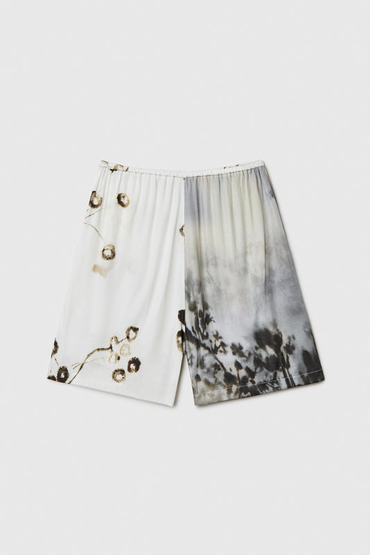 PRINTED BERMUDA BICOLOR