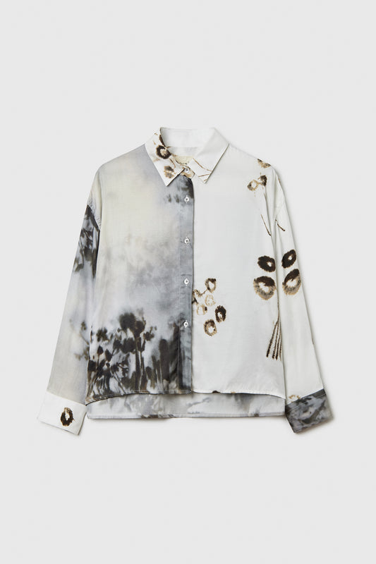 PRINTED CLASSIC SHIRT BICOLOR