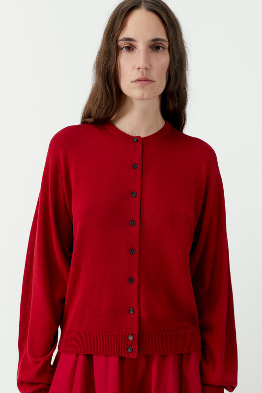 COTTON & SILK CARDIGAN