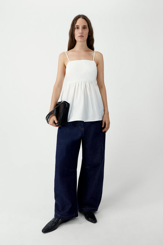 COTTON EMBROIDERED TOP