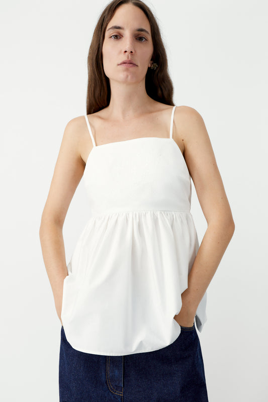 COTTON EMBROIDERED TOP