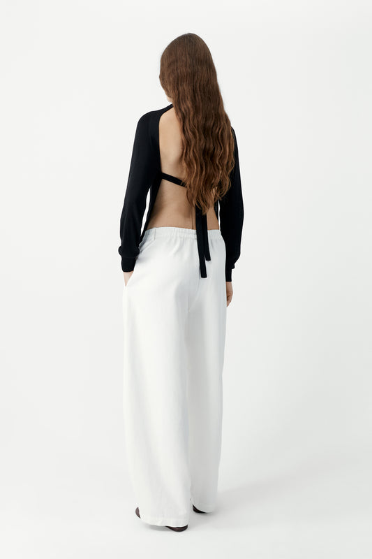 OPEN-BACK CARDIGAN