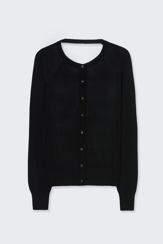 OPEN-BACK CARDIGAN
