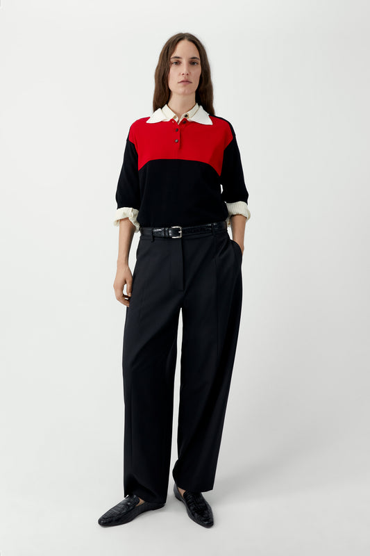 ORGANIC COTTON COLORBLOCK POLO