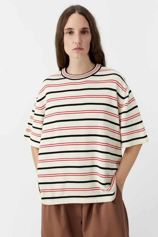 ORGANIC COTTON STRIPED T-SHIRT