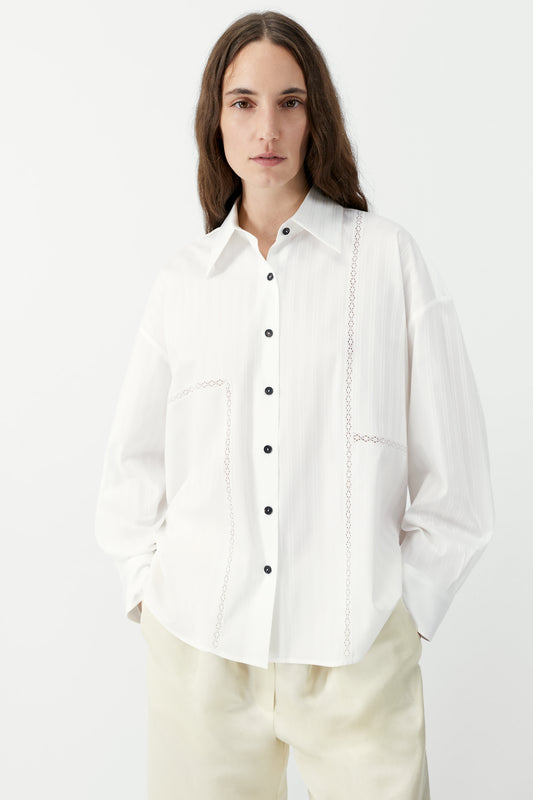 OVERSIZED LACE SHIRT