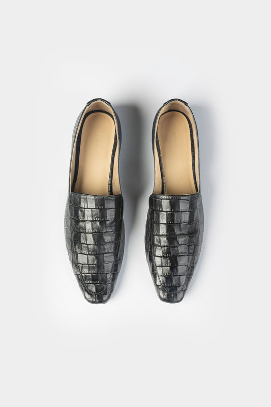 POINTY CROCODILE LOAFER