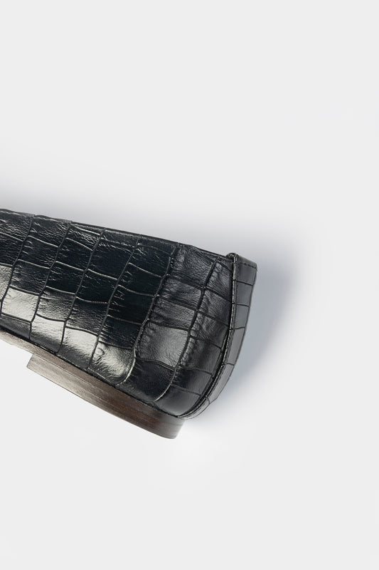 POINTY CROCODILE LOAFER