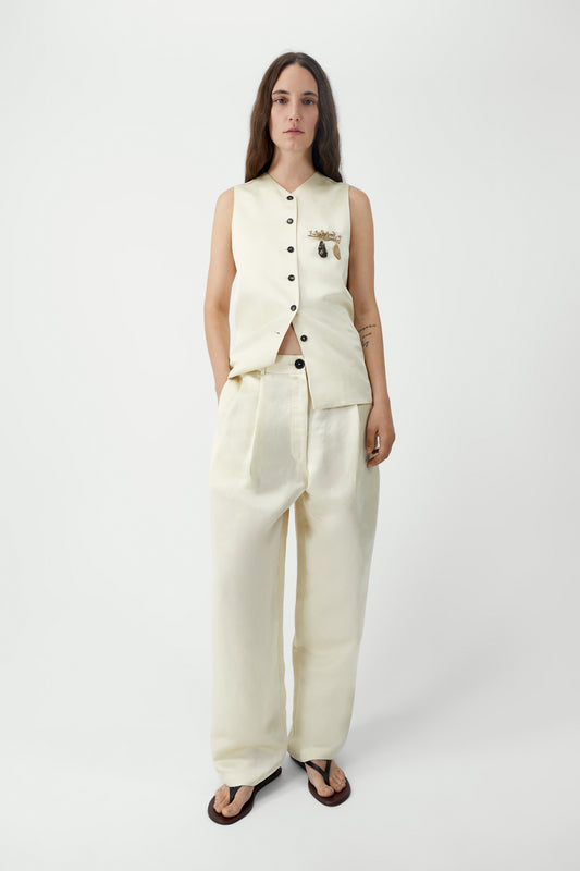 SATIN MASCULINE PANTS