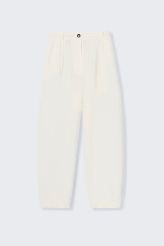 SILK BARREL PANTS