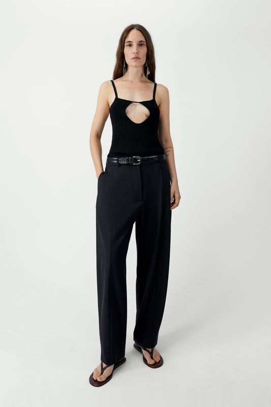 TAILORED BARREL PANTS