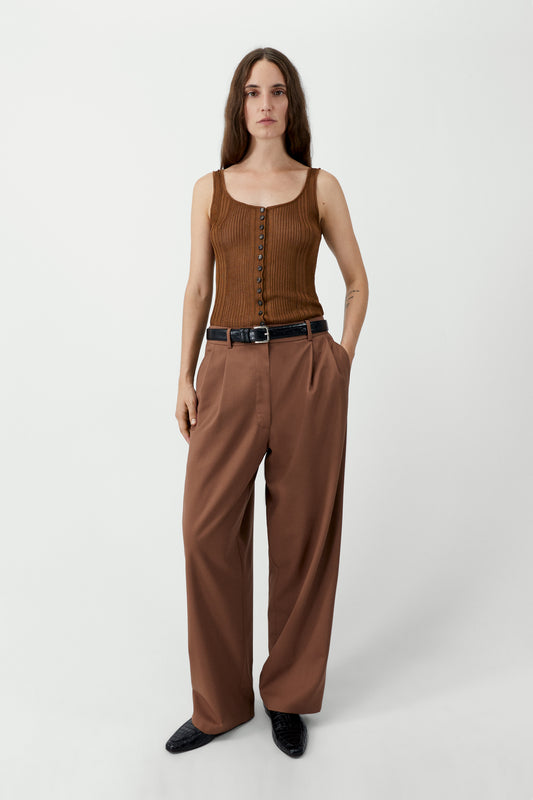 TAILORED MASCULINE PANTS
