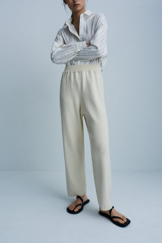 COTTON PANTS NATURAL