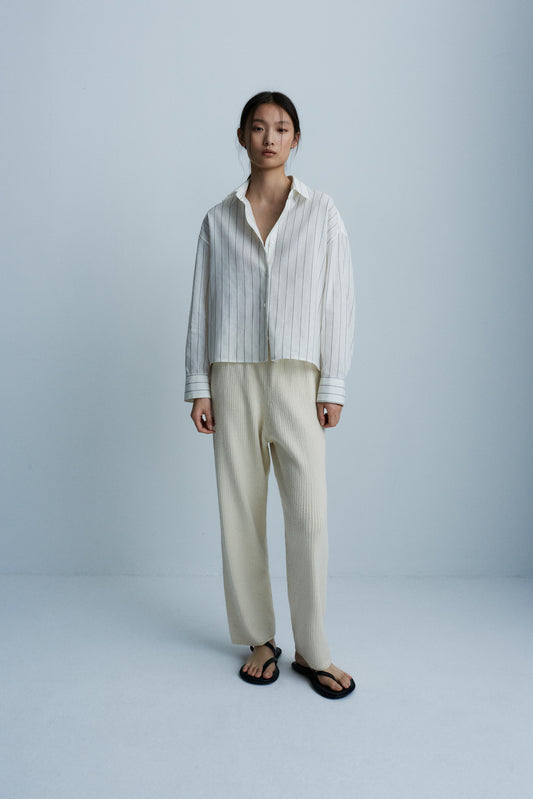COTTON PANTS NATURAL